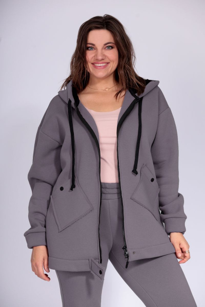 Брюки, худи BegiModa 3033 черника - фото 3