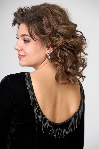 Платье T&N 7342 черный - фото 9