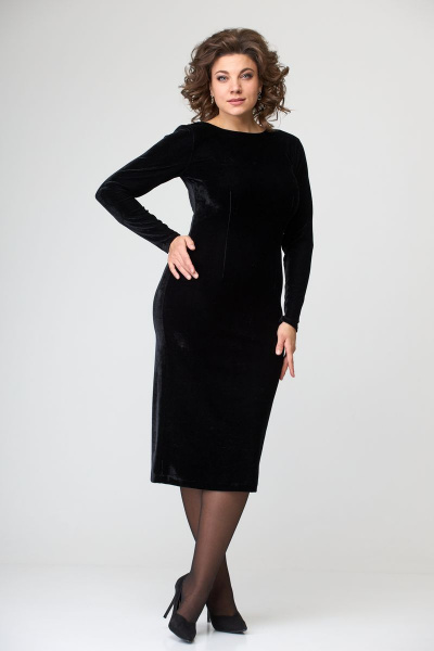 Платье T&N 7342 черный - фото 2