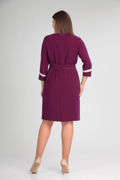 Платье Lady Style Classic 2508/2 винный - фото 3