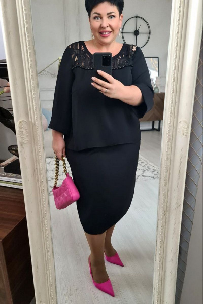 Платье Vittoria Queen 17203 черный - фото 4