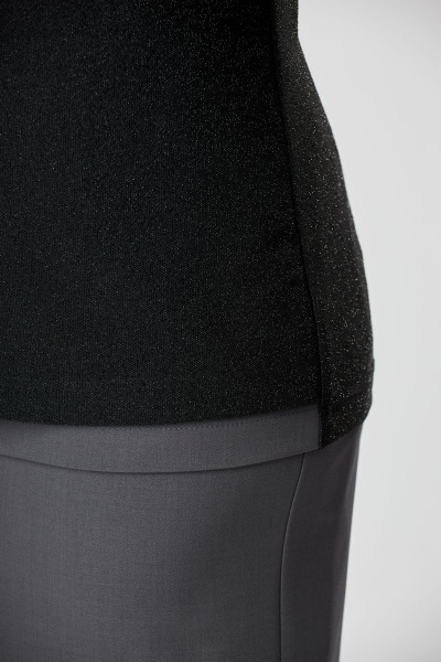 Джемпер, юбка ANASTASIA MAK 527 графит_с_черным - фото 8