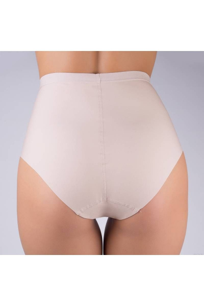 Бежевые слип-корректирующие трусы с высокой посадкой Verally 1152-1 серебристый пион - фото 2