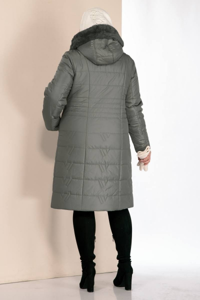 Пальто Shetti 2041 олива - фото 6