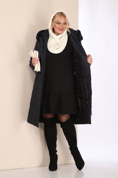 Пальто Shetti 2041 синий - фото 5