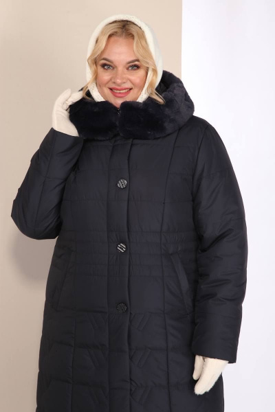 Пальто Shetti 2041 синий - фото 4