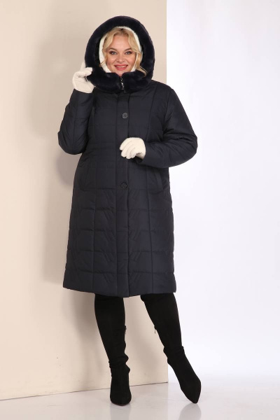 Пальто Shetti 2041 синий - фото 3