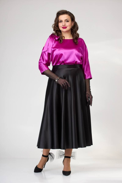 Блуза Andina city 101-1 фуксия - фото 2