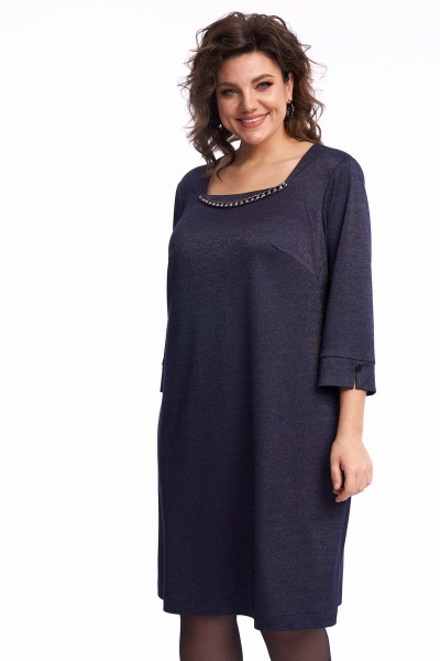 Платье с расклешённым к низу силуэтом из трикотажа Almirastyle 224 - фото 4