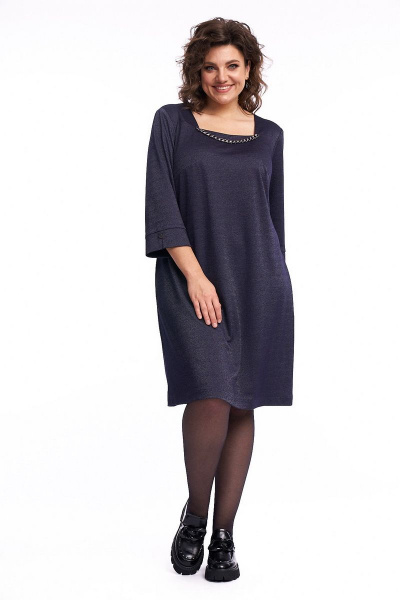 Платье с расклешённым к низу силуэтом из трикотажа Almirastyle 224 - фото 2