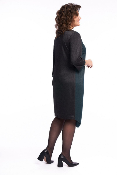Платье полуприлегающего силуэта с контрастными вставками Almirastyle 226 - фото 8