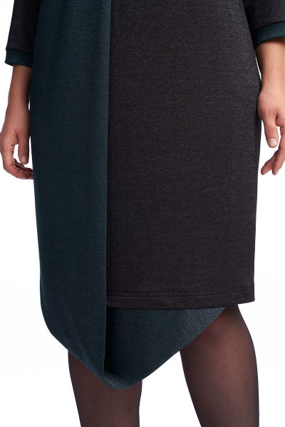 Платье полуприлегающего силуэта с контрастными вставками Almirastyle 226 - фото 7