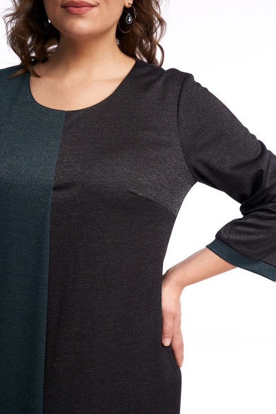 Платье полуприлегающего силуэта с контрастными вставками Almirastyle 226 - фото 6