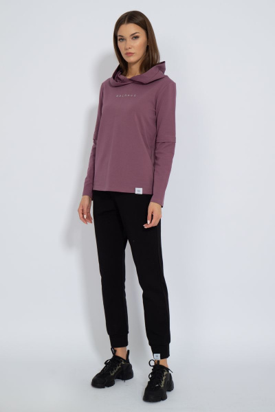 Футболка с капюшоном из трикотажа хлопка для спорта Kivviwear 4122.04 - фото 8