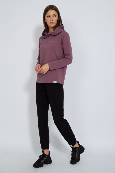 Футболка с капюшоном из трикотажа хлопка для спорта Kivviwear 4122.04 - фото 7