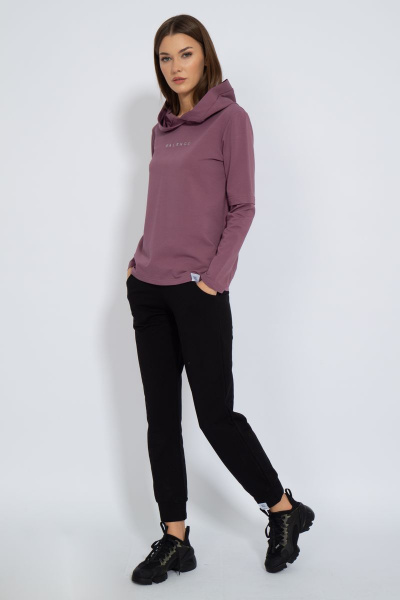 Футболка с капюшоном из трикотажа хлопка для спорта Kivviwear 4122.04 - фото 4