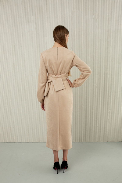 Платье AURA otd 3148 бежевый - фото 5