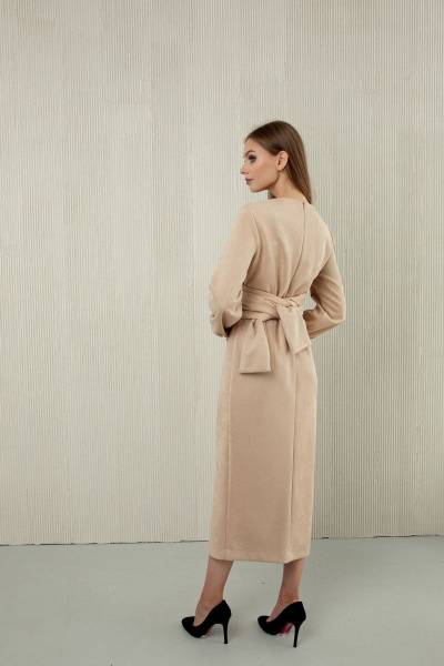 Платье AURA otd 3148 бежевый - фото 3