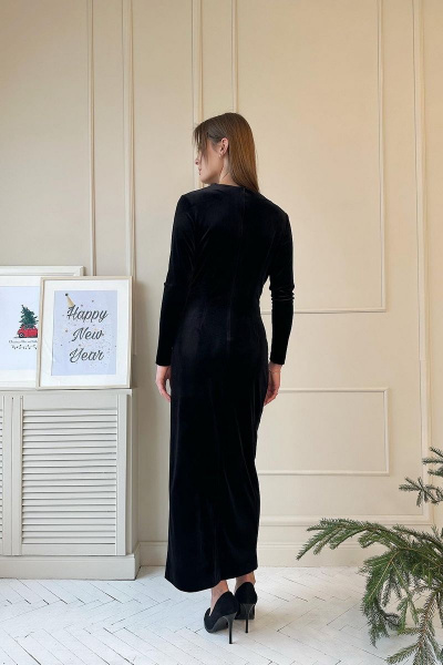 Платье AURA otd 3170 черный - фото 4