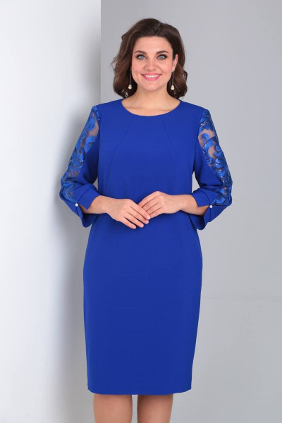 Платье Vilena 862 василек - фото 4