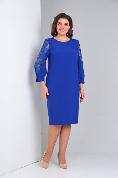 Платье Vilena 862 василек - фото 3