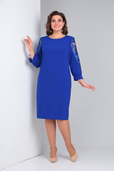 Платье Vilena 862 василек - фото 2