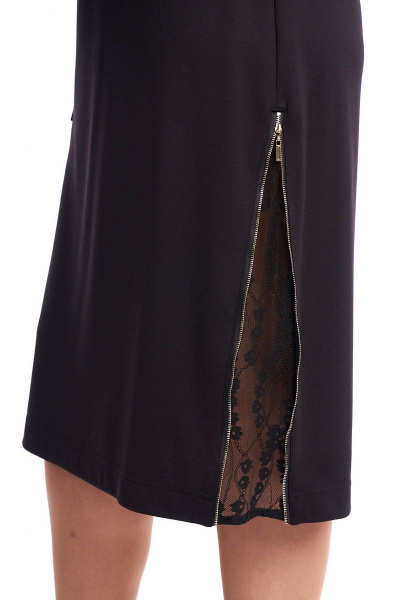 Платье с кружевными вставками и съемным поясом из текстиля Almirastyle 208 - фото 5