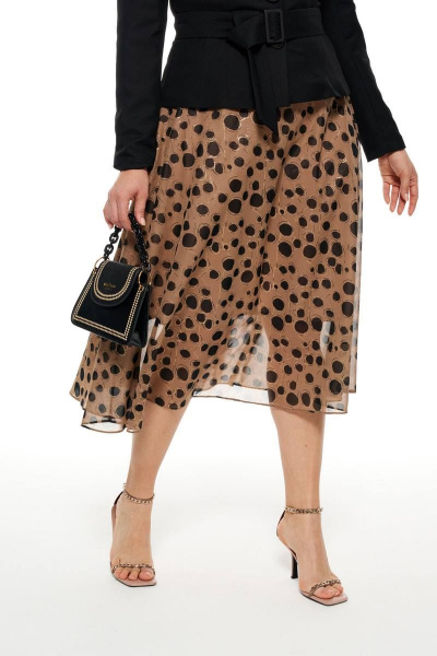 Жакет, юбка Beautiful&Free 1950 горох+черный - фото 5