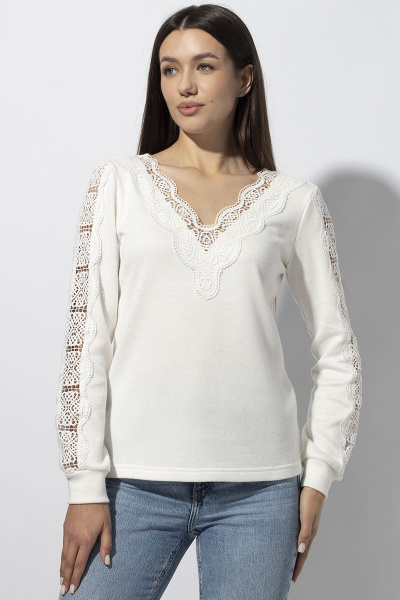 Блуза VIZAVI 683 молочный - фото 3