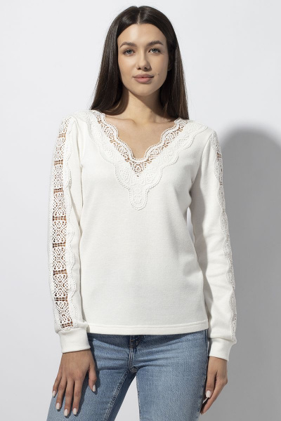 Блуза VIZAVI 683 молочный - фото 2