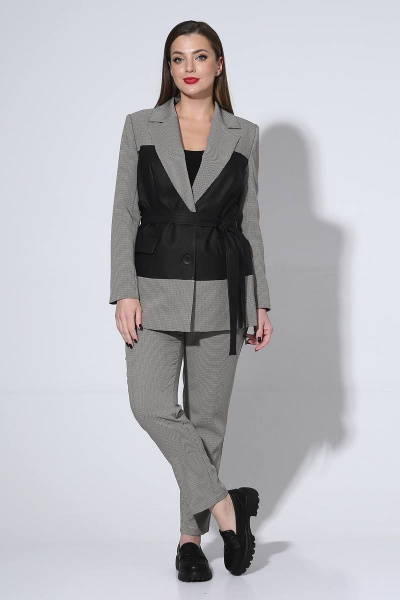 Брюки, жакет Liona Style 808 черный - фото 1