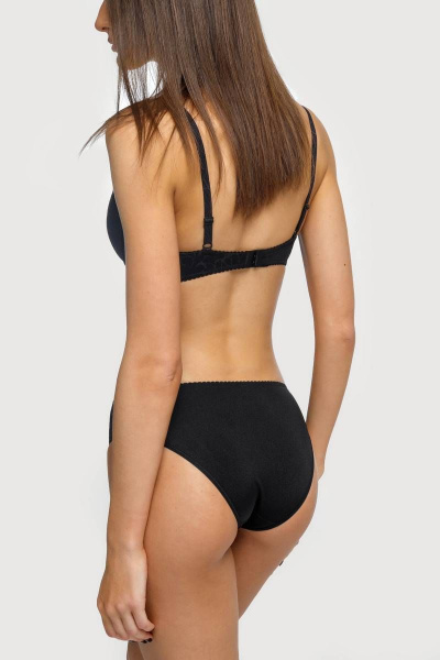 Черный бюстгальтер на каркасах для ежедневной носки Milady 104 3.34 - фото 6