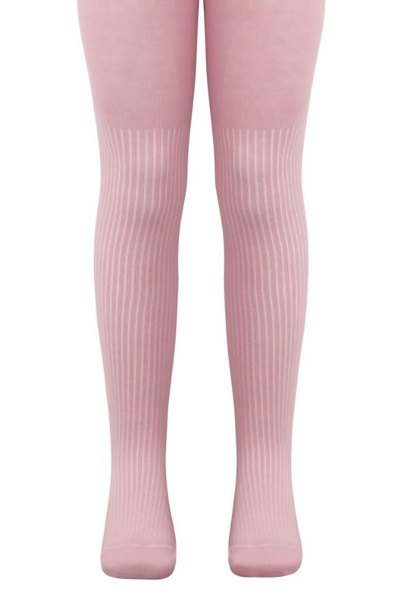 Детские демисезонные хлопковые розовые колготки CONTE Conte-kids_TIP-TOP_566_розовый - фото 1