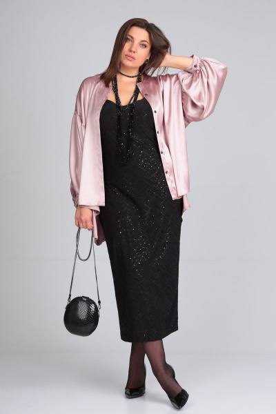 Блуза Lady Secret 0142 перламутрово-розовый - фото 9