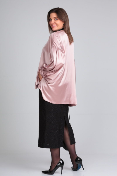 Блуза Lady Secret 0142 перламутрово-розовый - фото 7