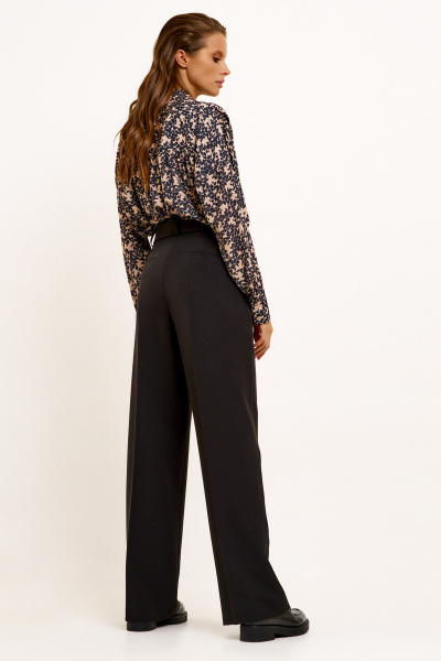 Блуза Панда 130740w черно-бежевый - фото 5