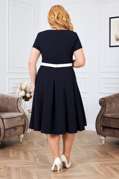 Жакет, платье Ninele 1178 синий - фото 3