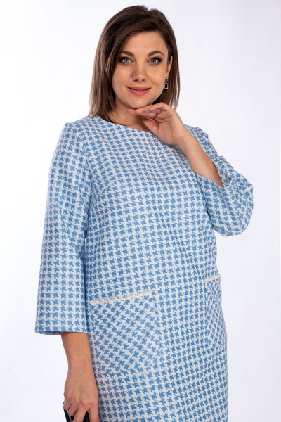 Платье Michel chic 2114 голубой - фото 2