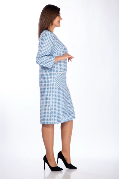 Платье Michel chic 2114 голубой - фото 5