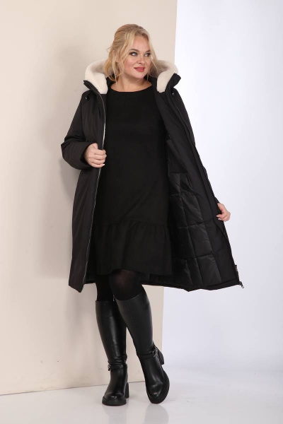 Пальто Shetti 2102 черный - фото 6