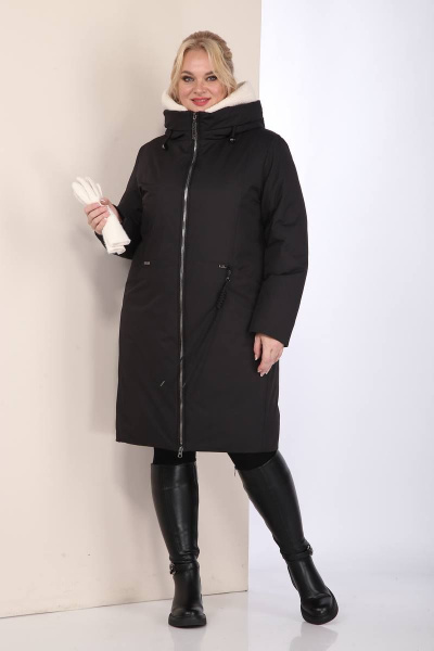 Пальто Shetti 2102 черный - фото 3