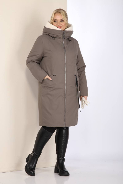 Пальто Shetti 2102 капучино - фото 2