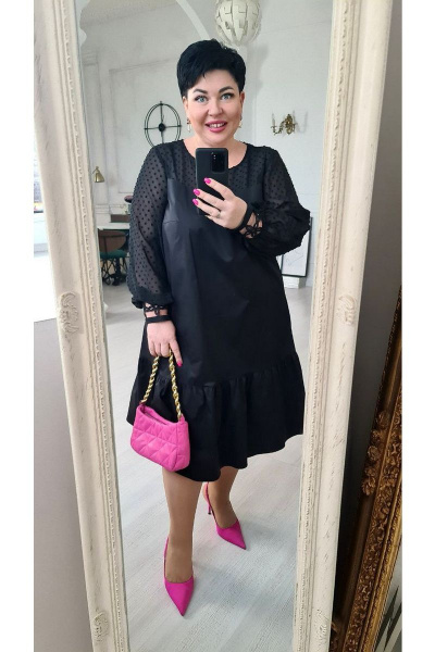 Платье Vittoria Queen 17573 черный - фото 5