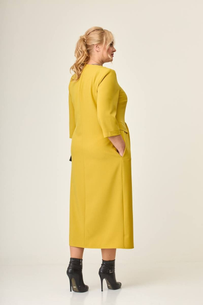 Платье Taita plus 2238/1 горчица - фото 6