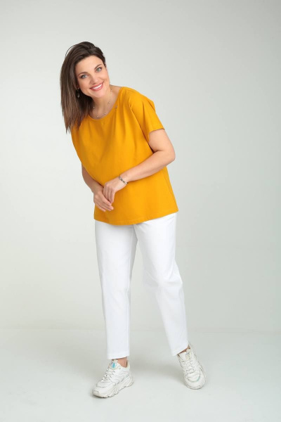 Футболка Bliss 8172 горчица - фото 6