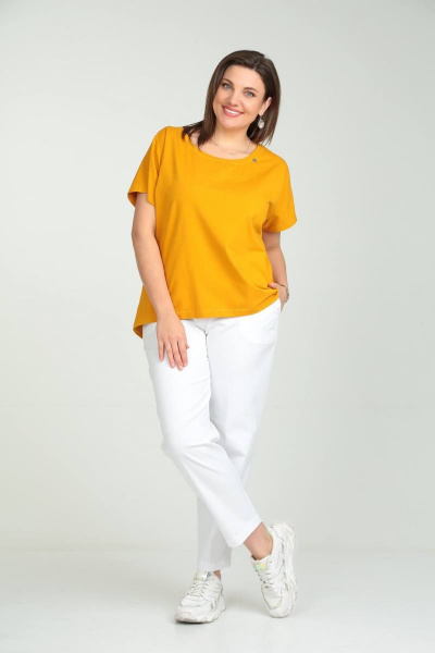 Футболка Bliss 8172 горчица - фото 5