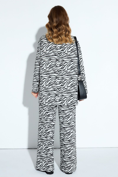 Брюки, джемпер TEZA 4195 черно-серый - фото 5