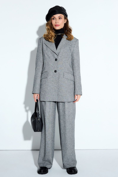 Брюки, жакет TEZA 4204 серый - фото 3