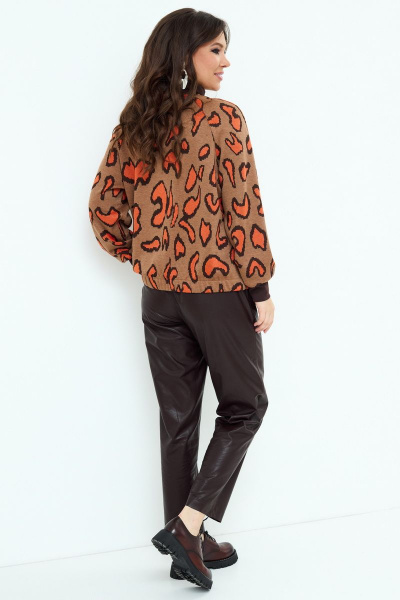 Брюки, джемпер Магия моды 2200 оранж-коричневый - фото 2