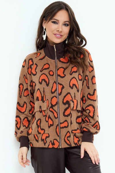 Брюки, джемпер Магия моды 2200 оранж-коричневый - фото 5